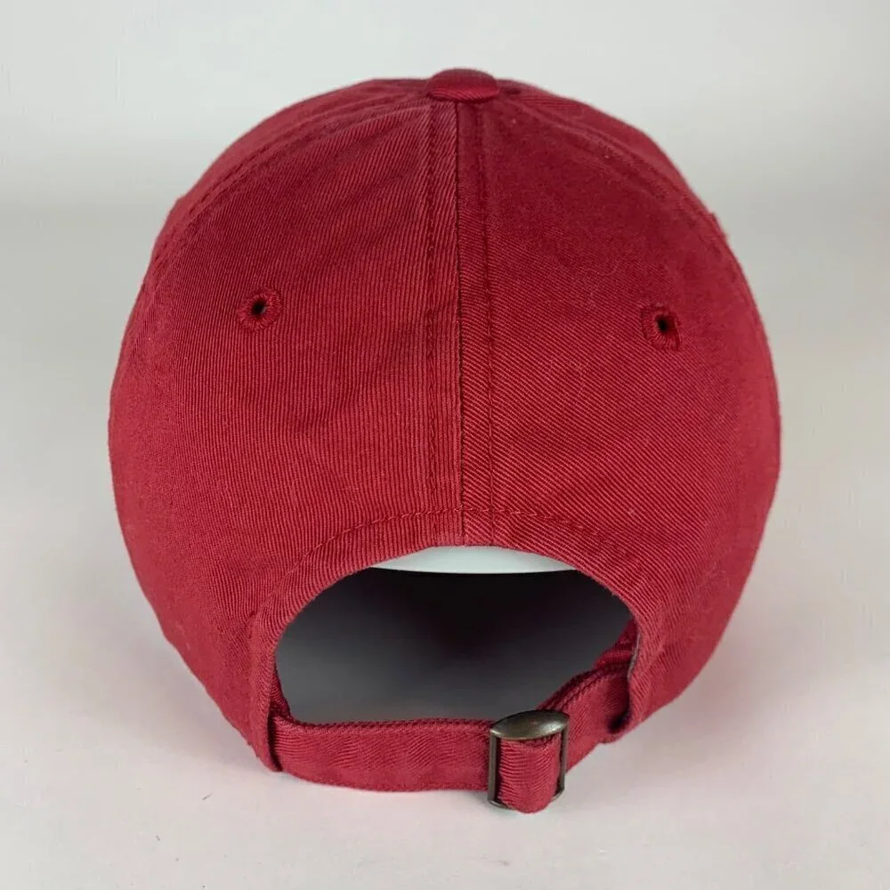 Washington State Cougars NCAA Red Russell Athletic Relaxed Fit Strapback Hat